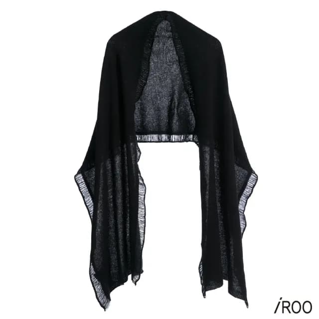 【iROO】100%純羊毛經典圍巾