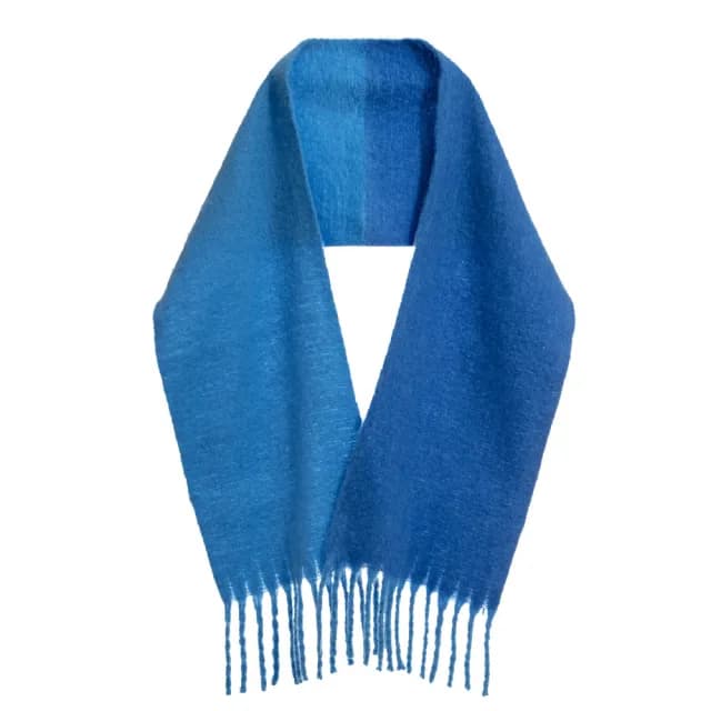 【iROO】雙色正反兩用圍巾