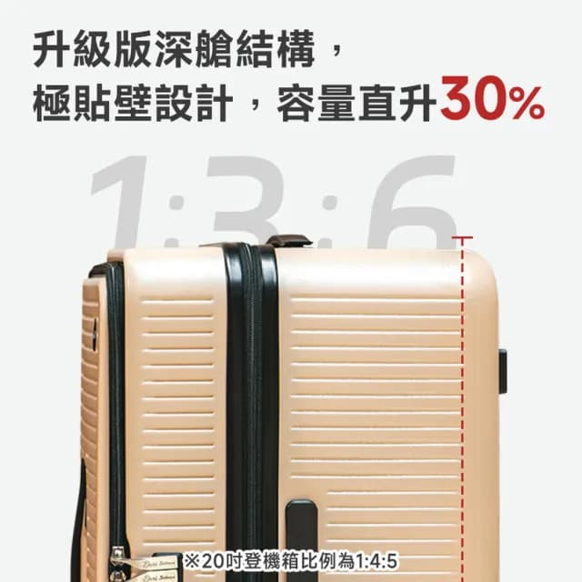 【DoriSuitcase】PRO系列 29吋前開式行李箱/胖胖箱 迪士尼 極o能裝 朵莉絲Doris(多色任選)