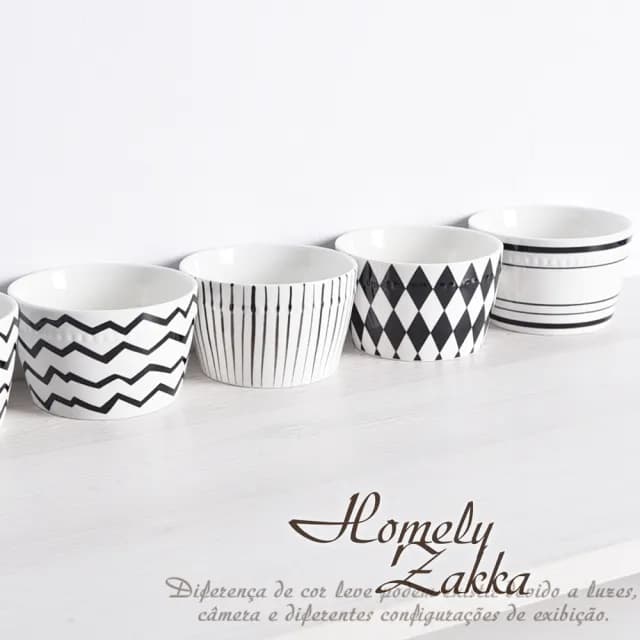 【Homely Zakka】北歐經典復古黑白浪漫系列陶瓷餐盤碗餐具_4件組(飯碗 湯碗 餐具 餐碗  器皿)