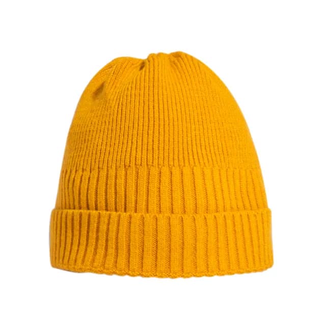 經典不敗款 毛帽 毛線帽 帽子 素色 聖誕禮物 交換禮物 情人節 生日禮物 男生女生-薑黃(毛帽)