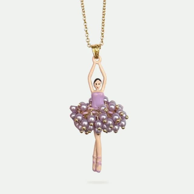 【Les Nereides】芭蕾舞伶-星幕紫項鍊