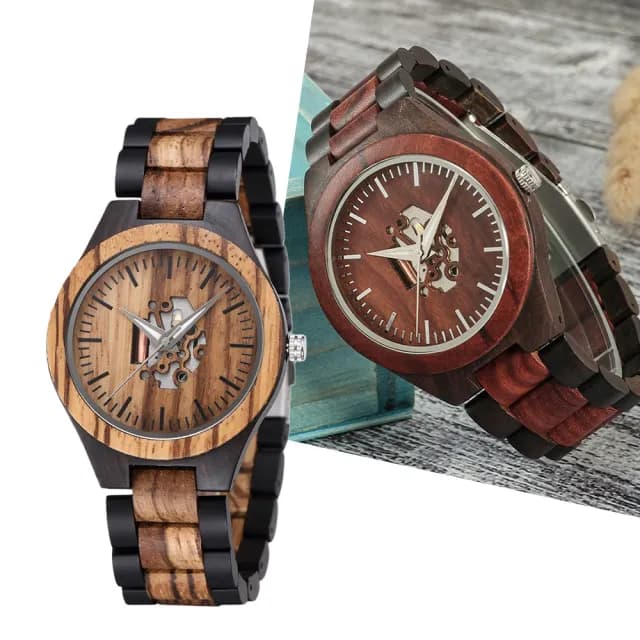 【MoonDy】雙11 石英錶 手錶 指針手錶 原木腕錶 男生手錶 檀木手錶 木錶 復古原木錶 腕錶 木質腕錶 木頭錶