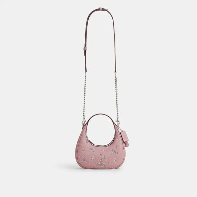 【COACH】蔻馳官方直營 CARMEN 絎縫迷你斜背手袋 斜背包 側背包 斜挎包-3色任選(CCE59/CCE63)