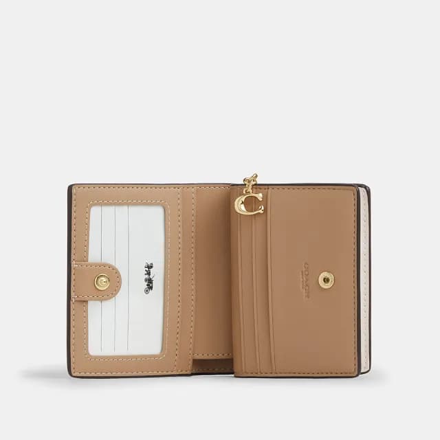 【COACH】蔻馳官方直營 星星印花搭釦皮夾 錢包-2色任選(CCL97/CCL79)