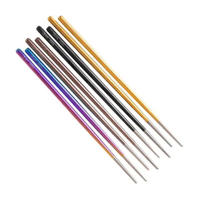 【Keith】鎧斯鈦彩鈦圓形鈦筷 23.5cm / Ti5661 Ti5662 Ti5663 Ti5664(彩鈦筷子 純鈦圓筷環保餐具)