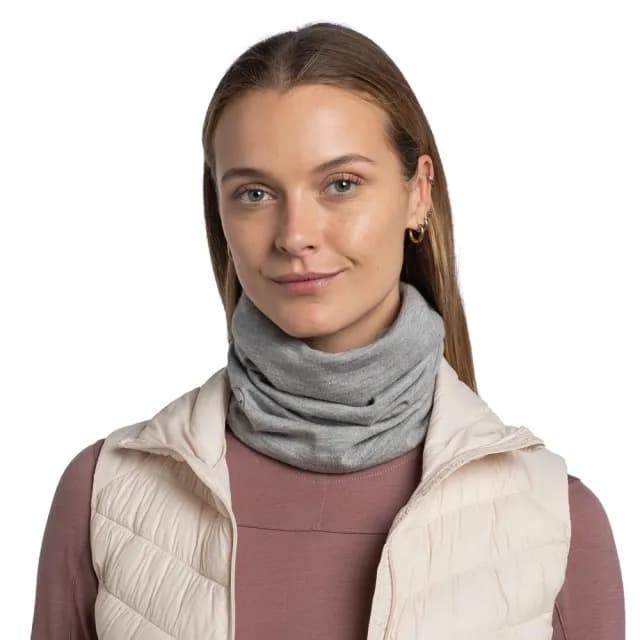 【BUFF】保暖織色 250 gsm美麗諾羊毛頭巾(美麗諾羊毛/保暖/圍脖/圍巾/旅行)