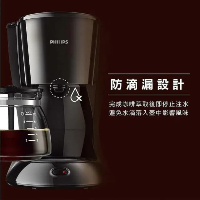 【Philips 飛利浦】美式滴漏咖啡機(HD7432/20)