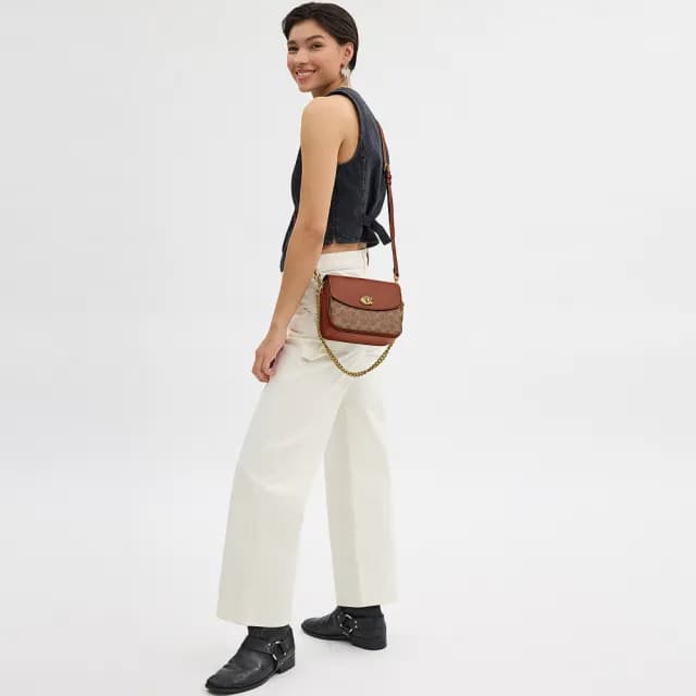 【COACH】蔻馳官方直營【線上限定】CASSIE 19/CARY/DAY/CITY ZIP TOTE斜背手袋 托特手袋-多款任選(CV436)