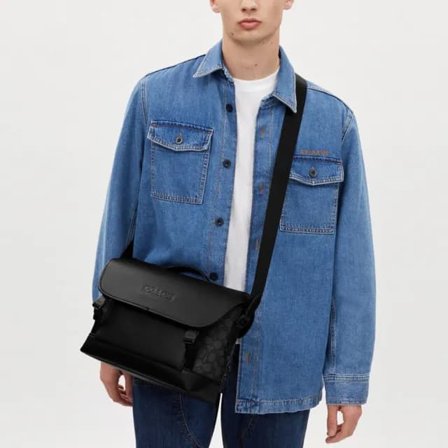 【COACH】蔻馳官方直營 LEAGUE/Warner/CHARTER 騎行手袋 斜背包 後背包 郵差包-多款任選(CU368/CV928)