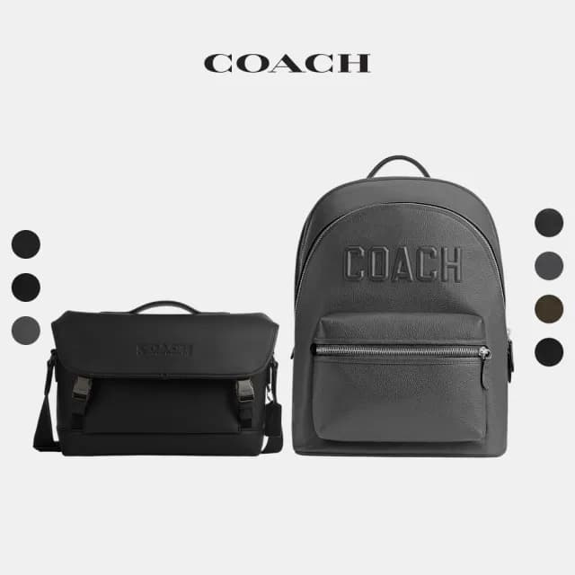 【COACH】蔻馳官方直營 LEAGUE/Warner/CHARTER 騎行手袋 斜背包 後背包 郵差包-多款任選(CU368/CV928)