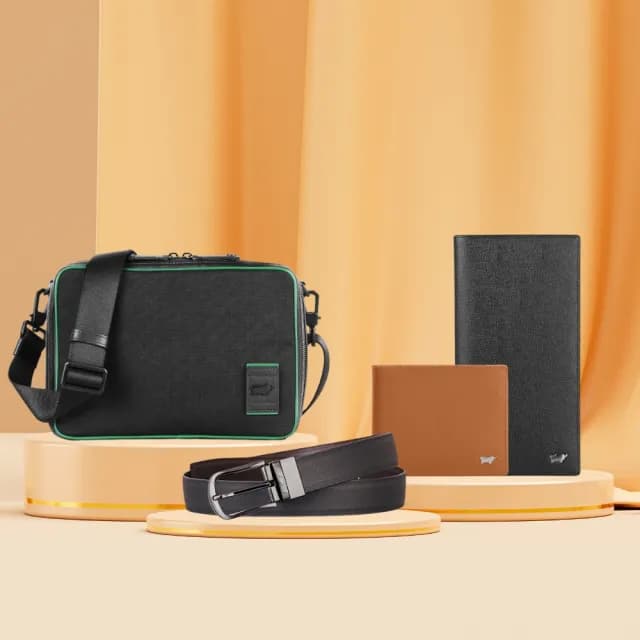 【BRAUN BUFFEL 德國小金牛】專櫃頂級頭層真皮牛皮-質感多卡窗格男夾長夾短夾男包女包皮帶配件(多款任選)