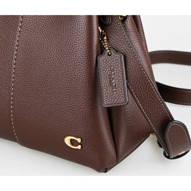 【COACH】COACH LANA 23 單肩手袋/斜背小包(小/楓葉褐)