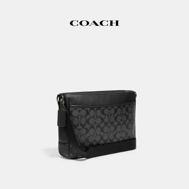 【COACH】蔻馳官方直營 DISTRICT/FINN/HOBO 經典Logo斜背包 腰包-多款任選(CH078/CV761/CAX42)
