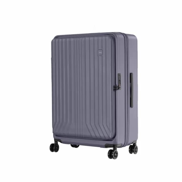 【AOU 微笑旅行】旅行逸遠第二代系列27吋 前開式旅行箱 可擴充行李箱 防爆拉鍊(前開上掀式可擴充行李箱)