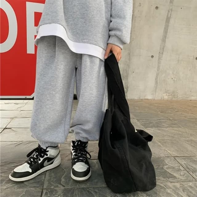 【橘魔法】假兩件細針織長袖套裝(長袖上衣 褲子 長褲 大童 男童 女童 兒童 童裝)