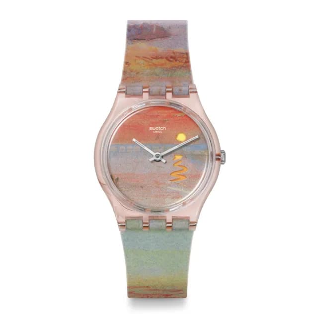 【SWATCH】TURNER‵S SCARLET SUNSET 透納/紅色日落/泰德美術館聯名 SO28Z700(34mm)