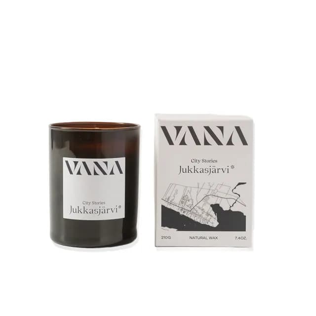 【VANA】城市旅行系列 瑞典天然香氛蠟燭 JUK尤卡斯耶爾維-療癒木質調