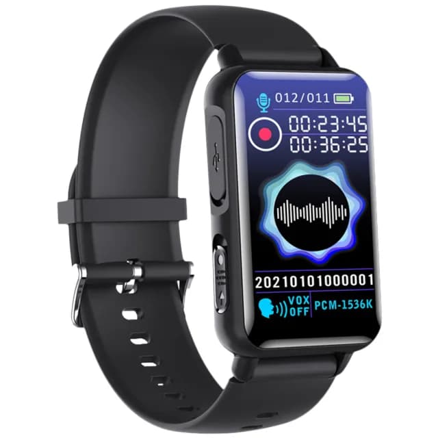 K-S18 藍牙錄音手錶 16G(音樂影片播放/電子書閱讀器 5D弧面玻璃彩屏 支援錄音轉文字 一鍵錄音 聲控錄音)