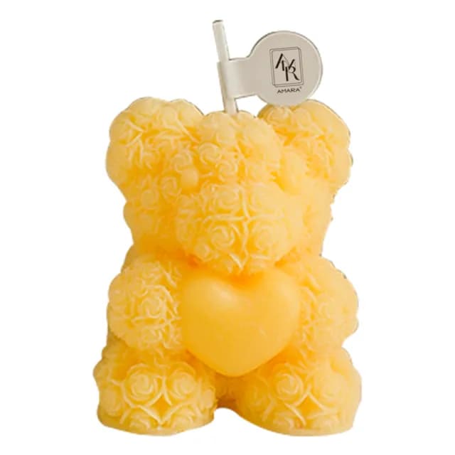 【AMARA】心靈熊系列蠟燭(香氛蠟燭 小熊 生日 聖誕 交換 情人節禮物)