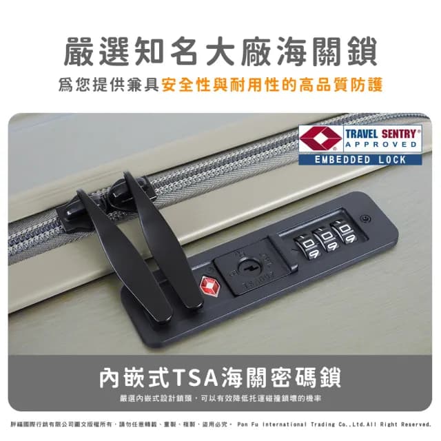 【American Explorer】20吋 雙層防盜拉鏈 雙排飛機大輪 行李箱 M22-PLUS 輕量 旅行箱 登機箱