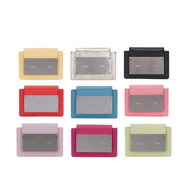 【MATIN KIM】官方旗艦 經典鐵牌風琴皮夾 卡夾(多款任選)