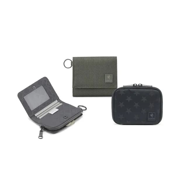 【PORTER INTERNATIONAL】$1611 雙11限定 斜背包 短夾 多功能零錢包(任選特惠)
