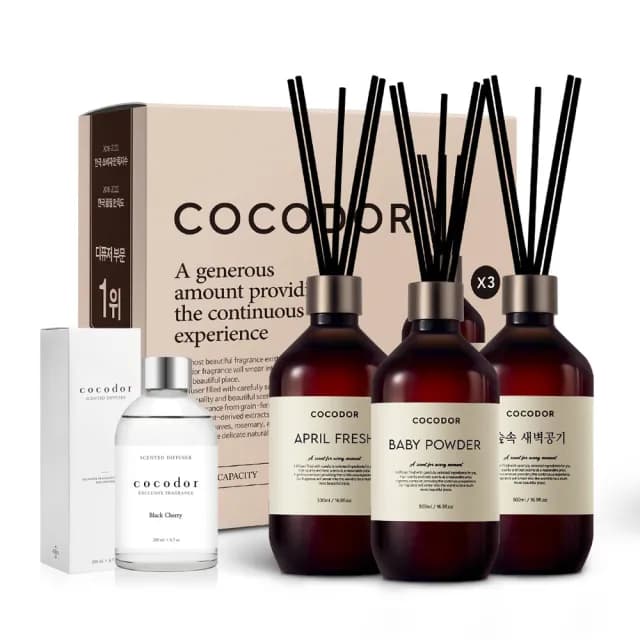【COCODOR】大容量 Premium格調系列 擴香3入禮盒組(500mlx3/官方直營/禮盒/送禮)