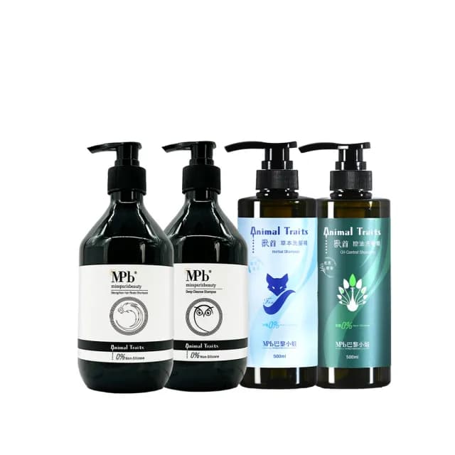 【MPB巴黎小姐】獸首草本 控油 深層 賦活洗髮精500mlx1入(保濕 無矽靈洗髮液 洗髮乳 去屑 母親節禮物)