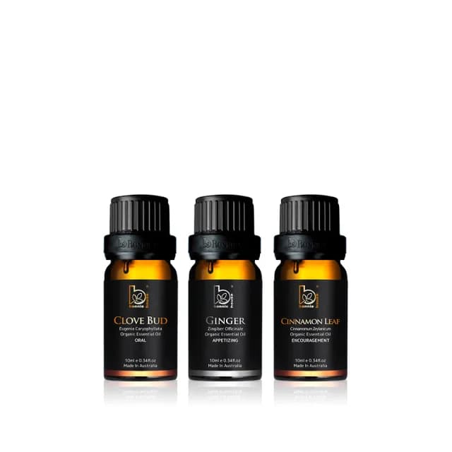 【Bonnie House 植享家】暖意滿盈滋補組（薑精油10ml+丁香芽精油10ml+肉桂葉精油10ml (交換禮物/送禮推薦 /