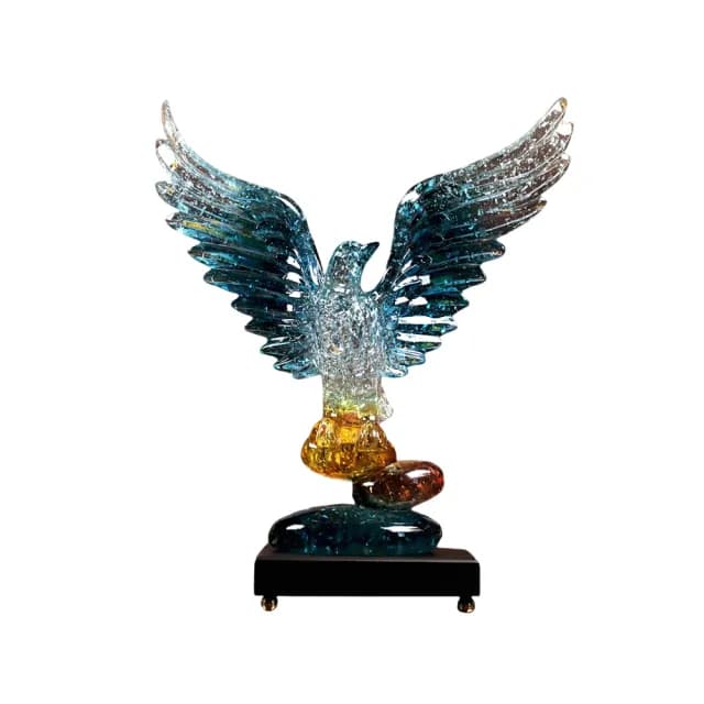 【超微米】大展宏圖擺件 客廳玄關酒櫃裝飾品 辦公室擺件 喬遷店鋪開業禮品(大展宏圖擺件29*8*34)