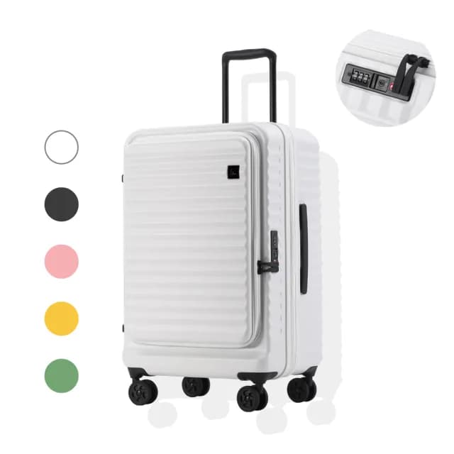 【With Me】29吋前開上掀款波卡箱(前開式｜上掀式｜前開式行李箱｜人氣品牌網路五星評價推薦)