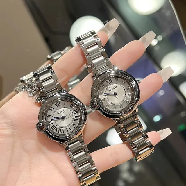 【MoonDy】手錶 石英錶 腕錶 羅馬手錶 鋼帶錶 防水手錶 指針手錶 圓形錶 學生手錶 女生手錶 夜光手錶