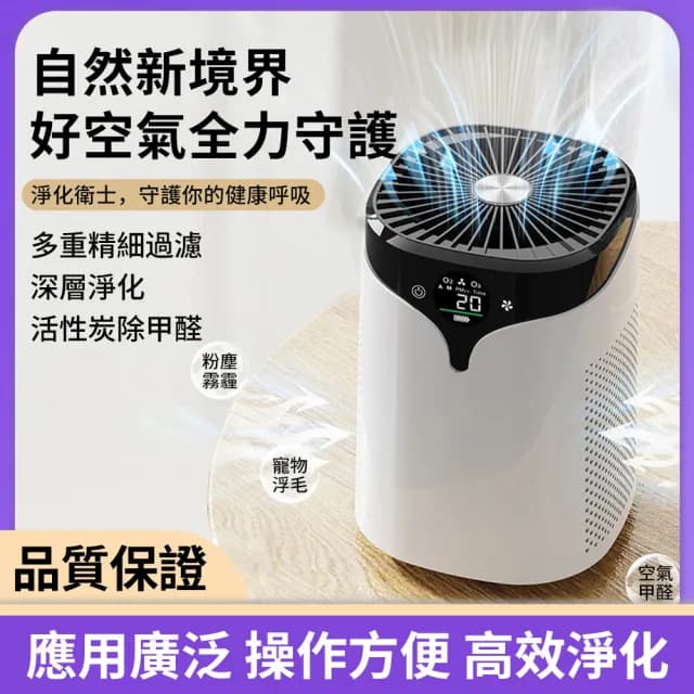 【Felsted 菲仕德】空氣清淨機 空氣淨化器 桌上型淨化器(除醛除味/淨化空氣/活氧殺菌/除異味/小型家用)