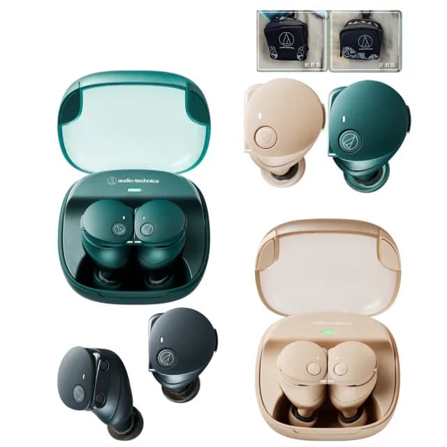 【audio-technica 鐵三角】ATH-CKS50TW2 真無線耳機(3色)