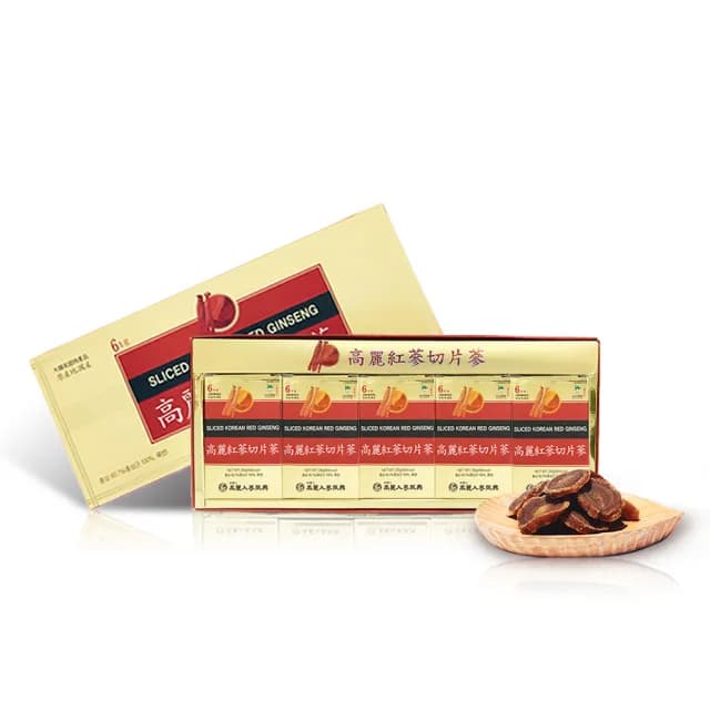 【振興高麗人蔘】蜂蜜高麗紅蔘切片蔘-6年根 100g*5入組(送禮首選 長輩熱愛款)