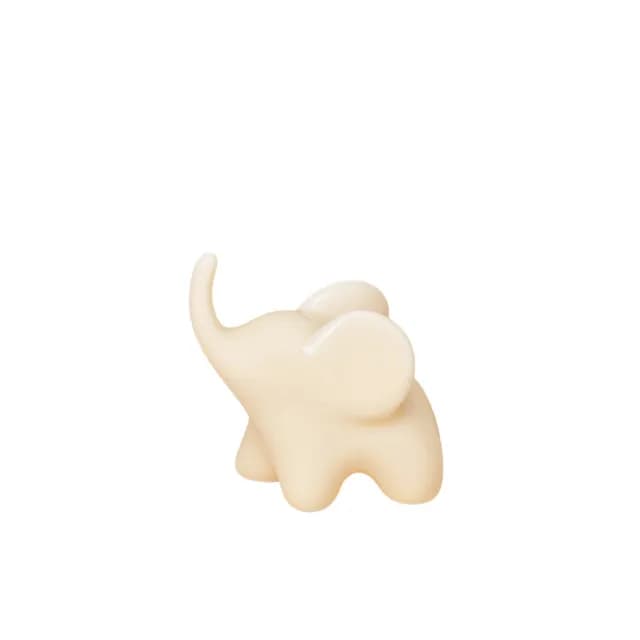 【新川】迷你招財象擺飾 三色可選 桌面工位裝飾小物(招財吸水陶瓷 首飾收納擺件 新年喬遷賀禮)