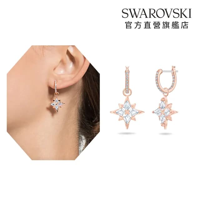 【SWAROVSKI 施華洛世奇】Symbolica/Una/Lifelong Bow 手鏈/耳環 圓形(4款任選_情人節禮物)