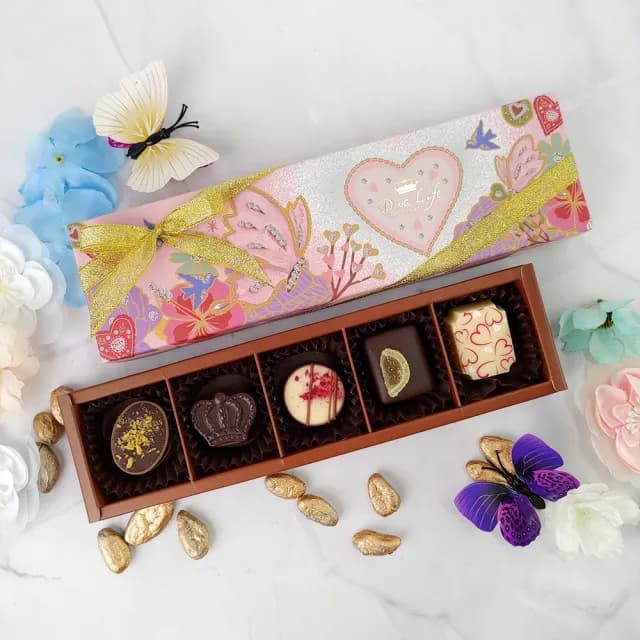 【Diva Life】聖誕胡桃鉗 銀饌5入比利時夾心巧克力禮盒(交換禮物)