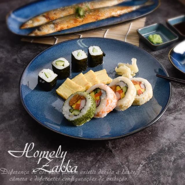 【Homely Zakka】日式創意星空窯變釉陶瓷餐盤碗餐具_4件組(湯盤 餐具 餐盤 盤子 器皿)