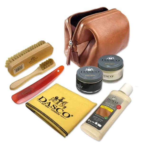【DASCO 伯爵】7657奢華皮革護理套組(皮革保養 皮件 皮鞋 保養 護理 禮物 推薦)