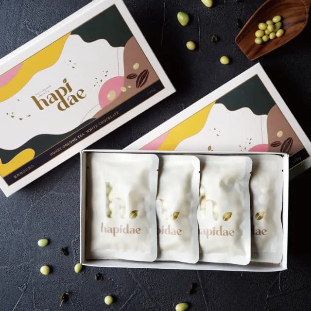 【hapidae】茶葉巧克力 黑烏龍72%黑巧克力、蜜烏龍白巧克力、綠烏龍牛奶巧克力(茶食送禮、伴手禮、它好好)(