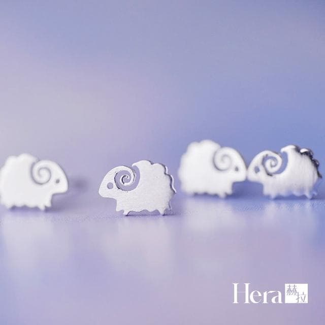 【HERA 赫拉】可愛甜美小綿羊耳釘 H111042502(情人節禮物 生日禮物)