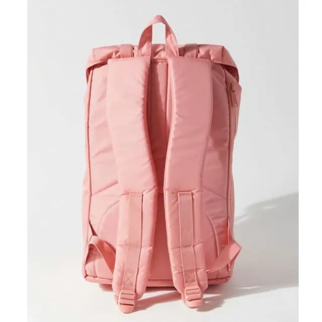 【Herschel】情人節禮物 Little America 中型 粉紅 粉色 磁扣 厚筆電夾層 輕量帆布 防潑水 背包 後背包 防
