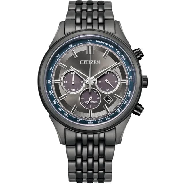 【CITIZEN 星辰】Chronograph 光動能計時男錶  手錶 禮物 推薦(CA4417-85H)