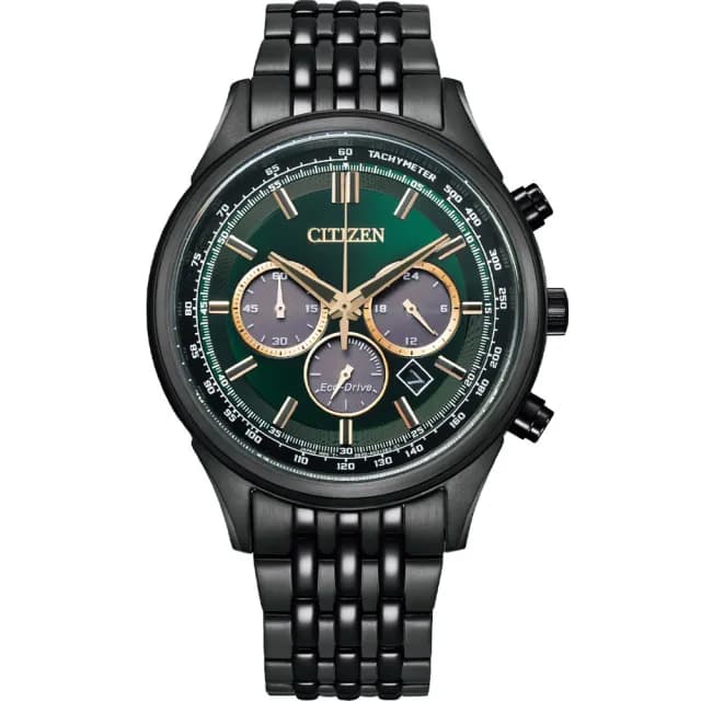 【CITIZEN 星辰】Chronograph 光動能計時男錶  手錶 禮物 推薦(CA4418-82X)