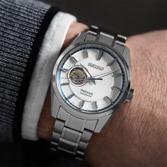 【SEIKO 精工】Presage 新銳開芯機械錶 禮物 送禮 推薦(SPB309J1/6R38-00A0S)