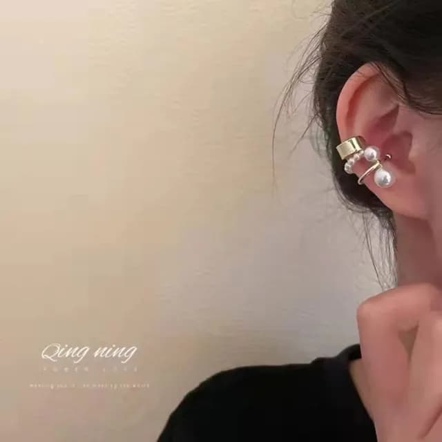 【bibi】情人節禮物 ins高級時尚感耳飾新款冷淡風簡約耳骨夾