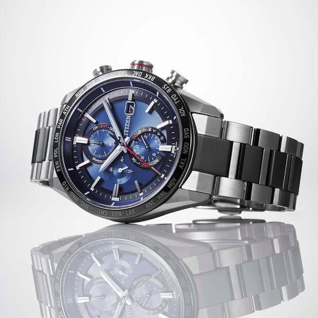 【CITIZEN 星辰】GENTS系列 商務光動能電波錶 男錶 禮物 推薦(AT8186-51L)