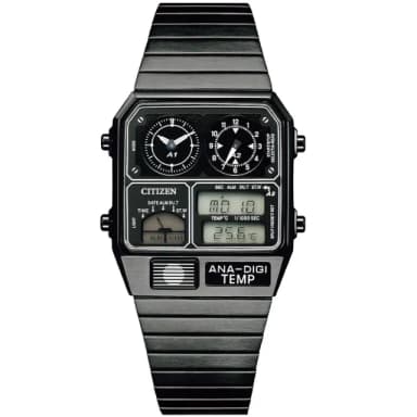 【CITIZEN 星辰】Chronograph 復古計時電子錶 男錶 禮物 推薦(JG2105-93E)